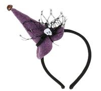 Bande d'Halloween - Bandeau en toile d'araignée, bandeau de chapeau de sorcière | Couvre-chef de fête élégants avec toile d'araignée, bandeau de chapeau de sorcière vintage, bandeau de citrouille pour