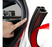 Bande d'isolation acoustique noire pour Jeep Wrangler Sahara 2004 2005 2006-2010, toit ouvrant en verre, capot avant, hayon, porte, réduction du bruit, kit de carrosserie extérieure, 4 portes de