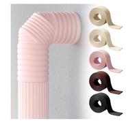 Bande d'isolation auto-adhésive, en mousse, imperméable au son et anti-gel, pour cuisine, toilettes, protection des pipelines de 2 m, gris