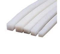 bande d'isolation Cordon rectangulaire en Silicone blanc, bande d'étanchéité carrée en Silicone, bande en caoutchouc solide Anti-vieillissement, 1 mètre anti-bruit (Size : 7x7mm)
