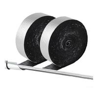 Bande d'isolation pour tuyau d'extérieur en mousse - Protection contre le gel - Noir - 10 m de long - 5,1 cm de large - 0,5 cm d'épaisseur - Conservation de la chaleur - Étanche