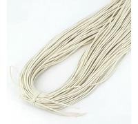 Bande élastique 1,0/1,2/1,5/2/2,5 mm, fil élastique, perles faites à la main pour la fabrication de bijoux, accessoires de couture, DIY, beige, 1,0 mm (10 y