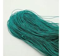 Bande élastique 1,0/1,2/1,5/2/2,5 mm, fil élastique, perles faites à la main pour la fabrication de bijoux, accessoires de couture, DIY-Cyan-2,0 mm (5 yards