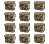 Bande élastique auto-adhésive de Camouflage d'herbe, 6 pièces, bande enveloppante, Elastoplast pour genouillères, coussinets de soutien, doigt, cheville, paume Grass-6Pcs