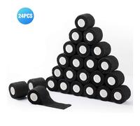 Bande Élastique Auto-Adhésive De Protection Contre L'arthrite Du Genou Et De La Cheville, 5cm X 4.5m, 24 Pièces/Ensemble, Pour La Kinésiologie Et L'athlétisme