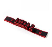 Bande Elastique Bande de résistance élastique Type 8 Mots, 1 pièce, Extensible, Fitness, Exercice, Bras, Yoga, équipement for Femmes(Red 90cm)