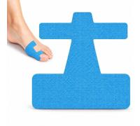 Bande Élastique Correcteur Hallux Valgus Prédécoupée d'Orteil Sans Latex | Coton respirant, design prédécoupé sans ciseaux, soulagement ciblé de la pression, pour hommes et femmes.(Bleu,60pcs)