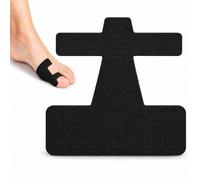 Bande Élastique Correcteur Hallux Valgus Prédécoupée d'Orteil Sans Latex | Coton respirant, design prédécoupé sans ciseaux, soulagement ciblé de la pression, pour hommes et femmes.(Noir,40pcs)