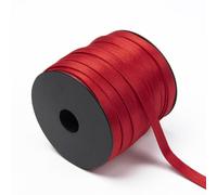 Bande élastique de 10 m de large - 6 mm de large - Pour la couture - Pour bricolage, artisanat, sous-vêtements, bretelles de soutien-gorge, vêtements, ceintures, rouge