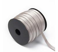 Bande élastique de 10 m de large - 8 mm de large - Pour la couture - Pour bricolage, artisanat, sous-vêtements, bretelles de soutien-gorge, vêtements, ceintures, gris