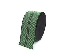 Bande élastique de 5/10 mètres, largeur 50 mm, pour ceinture de pantalon, dossier de canapé, ruban extensible, biais de couture,Vert-Noir 2,5 mètres