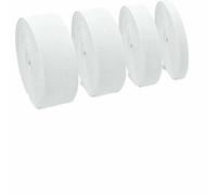 Bande élastique de couture extensible de 1/5 mètre, bobine de cordon élastique tricoté haute élasticité, largeur 10/15/20/25/30/35/40/45/50/60 mm, pour couture - Blanc - 30 mm - 5 mètres