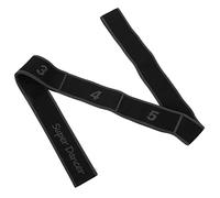 Bande élastique de Danse Latine pour Adultes, Bande de résistance Extensible de Yoga Professionnelle pour l'exercice de Fitness, matériau en Coton Polyester 77g (Grise)