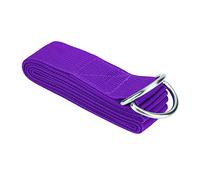 Bande élastique de yoga, ceinture de gymnastique, Pilates, sangle de fitness en polyester avec boucle à dégagement facile pour l'entraînement de la taille, des jambes, des bras et du dos