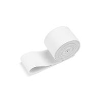 Bande élastique décorative en nylon coloré de 6 mètres x 4 cm pour vêtements, tricot et accessoires de couture DIY,Blanc,40mm