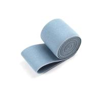 Bande élastique décorative en nylon coloré de 6 mètres x 4 cm pour vêtements, tricot et accessoires de couture DIY,Bleu clair,40mm