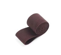 Bande élastique décorative en nylon coloré de 6 mètres x 4 cm pour vêtements, tricot et accessoires de couture DIY,Café,40mm