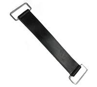 Bande élastique en caoutchouc pour batterie - 17,5 x 2,5 cm - Pour la plupart des motos - Noir