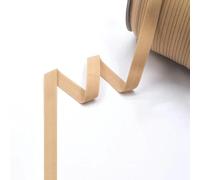 Bande élastique en élasthanne non brillante de 15 mm, 5/8 po, pour sous-vêtements, robe, couture, 2,5 x 10 m, beige, 15 mm, 5 m