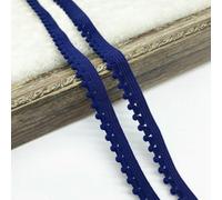 Bande élastique en nylon de 10 mm pour sous-vêtements, bretelles de soutien-gorge, couture de robe, garniture en dentelle, accessoire de vêtement, bandeaux pour cheveux, bricolage, bleu marine, 0,9