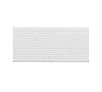 Bande élastique en nylon de 5 mètres, 20-50 mm, épaisseur 1,2 mm, pour ceintures de vêtements, couture DIY,Blanc,25 mm - 5 mètres