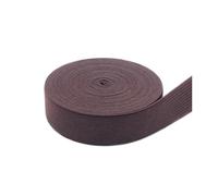 Bande élastique en polyester coloré de 6 mètres de large et 2 cm de large, bande de couture plate pour vêtements, sacs et fournitures d'artisanat,20mm