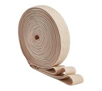 Bande Élastique en Silicone de 10 yard X 1.18 pouces de Large Ruban Adhésif Antidérapant Ondulé Ruban Élastique Beige pour Confection de Ceintures