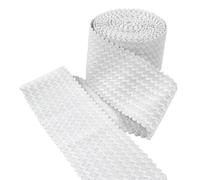Bande élastique en tricot pour couture, Bandes Élastiques for La Couture 2/5/10M 40-70mm, En Nylon Large for Vêtements, Bande De Caoutchouc, Élastique(White,10METERS-50MM)