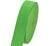 Bande élastique en tricot pour couture, Bandes Élastiques for La Couture, 2 Pièces, 1/2/5M, Haute Élasticité, Artisanat for Garniture En Dentelle, Largeur 20mm(11 Fruit green,5meters)
