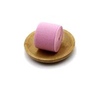 Bande élastique épaisse de 6 mètres et 4 cm de large, résistante à la couture, pour le tricot et la création de sous-vêtements.,Rose,40mm