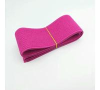 Bande élastique large et résistante, motif maïs, facile à porter, en polyester, importée, pour la couture et le bricolage, taille L (rose rouge), 6 cm de large et 1 m de long.