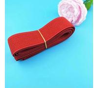 Bande élastique large et résistante, motif maïs, facile à porter, en polyester, importée, rouge, 4 cm de large et 1 m de long
