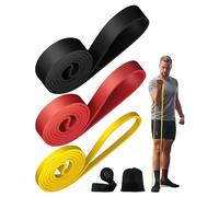 Bande Elastique Musculation 3PCS Élastique Musculation Traction Elastique Sport 3 Niveaux de Résistance d'ancrage de Porte Bande élastique Sport pour Gymnases Domicile Bande Resistance Musculation