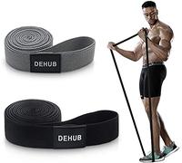 Bande Elastique Musculation,DEHUB 2pcs élastique Sport Bandes Elastique Fitness,Assistance de Traction Durable Bande Bande Elastique Musculation,pour Fitness des Fesses,Pilates,Étirement du Corps