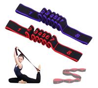 Bande Élastique Musculation - Non spécifié - 8 Niveaux de Forces - Rouge et Bleu - 2 Bandes Élastiques