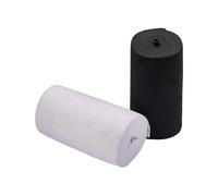 Bande élastique noire et blanche de 2 mètres, largeur 10 cm x 20 cm, très résistante, pour la couture de vêtements et la confection de tissus.,Noir,10cm