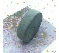 Bande élastique plate de 20 mm de large pour accessoires de couture, cordon en caoutchouc épais noir, 2 cm, gris clair, 20 mm, 2 m