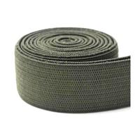 Bande élastique plate de 5 mètres, 20mm, pour la couture, accessoires de vêtements de protection, corde élastique, accessoires de bricolage,Vert armée,20mm