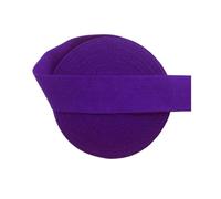 Bande élastique pliable FOE, 2/5/10 yards, 20 mm, solide, mat, non brillant, pour élastiques à cheveux, bandeaux, garnitures de couture de robes,Violet,5 mètres