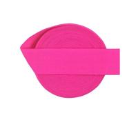 Bande élastique pliable FOE, 2/5/10 yards, 20 mm, solide, mat, non brillant, pour élastiques à cheveux, bandeaux, garnitures de couture de robes,Rose virtuel,5 mètres