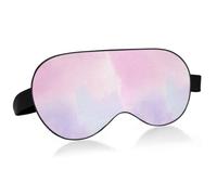 Bande élastique réglable bloquant la lumière pour les yeux | Oeil d'oiseau doux textile extérieur réglable voyage couverture yeux bureau midi sieste pause pastel rêve nuage