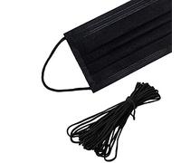 Bande élastique souple de 2,5 mm de large, cordon extensible rond et fin pour la fabrication de masques de visage, la couture, le matelassage, le tricot, les loisirs créatifs, 1 m de long