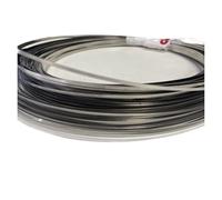 Bande en acier inoxydable 301, haute élasticité, 1 mètre, bande étroite, largeur 2/3/4/5/6/7/8/9mm d'épaisseur, plaque fine 0.1mm - 1mm(0.3x4mm x 1M)