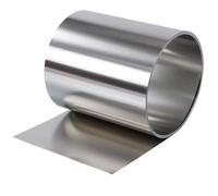 Bande en acier inoxydable 301 haute élasticité, Rouleau de bande d'aluminium en acier inoxydable 304, épaisseur 0.1 à .5mm, largeur 80mm, longueur mètre(0.5mm)