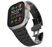 Bande en acier inoxydable pour bande ultra 2 49 mm 45 mm 44 mm 42 mm, sangle en métal avec fermoir pliant pour la série 9 8 7 6 5 4 3 2 1 Ultra/ultra 2 hommes