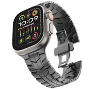 Bande en acier inoxydable pour bande ultra 2 49 mm 45 mm 44 mm 42 mm, sangle en métal avec fermoir pliant pour la série 9 8 7 6 5 4 3 2 1 Ultra/ultra 2 hommes