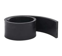 Bande en caoutchouc pour chasse-neige, noire, 80 x 8 x 1 cm, bord à neige en caoutchouc styrène-butadiène, durable et résistant aux intempéries, idéal pour le déneigement et l'élimination de la glace