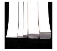 Bande en caoutchouc silicone éponge, 1 bande carrée en éponge de 1/2/3/5 mètres, joint d'étanchéité caoutchouc mousse silicone blanc for portes et fenêtres, dimensions 5 x mm à 20 30(5 X 15mm,3 Meter)