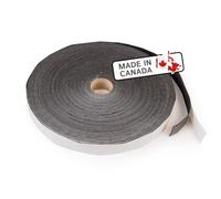 Bande en néoprène, autocollant adhésif, largeur 2,5 cm, épaisseur 1,5 mm, longueur 30,5 m