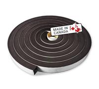 Bande en néoprène, autocollant adhésif, largeur 2,5 cm, épaisseur 25 mm, longueur 3,8 m